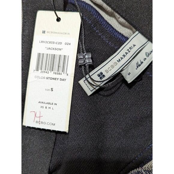 BCBGMaxazaria Women's Dark and Ligh Washed Jackson Moto Leggings Size Small - Picture 2 of 5